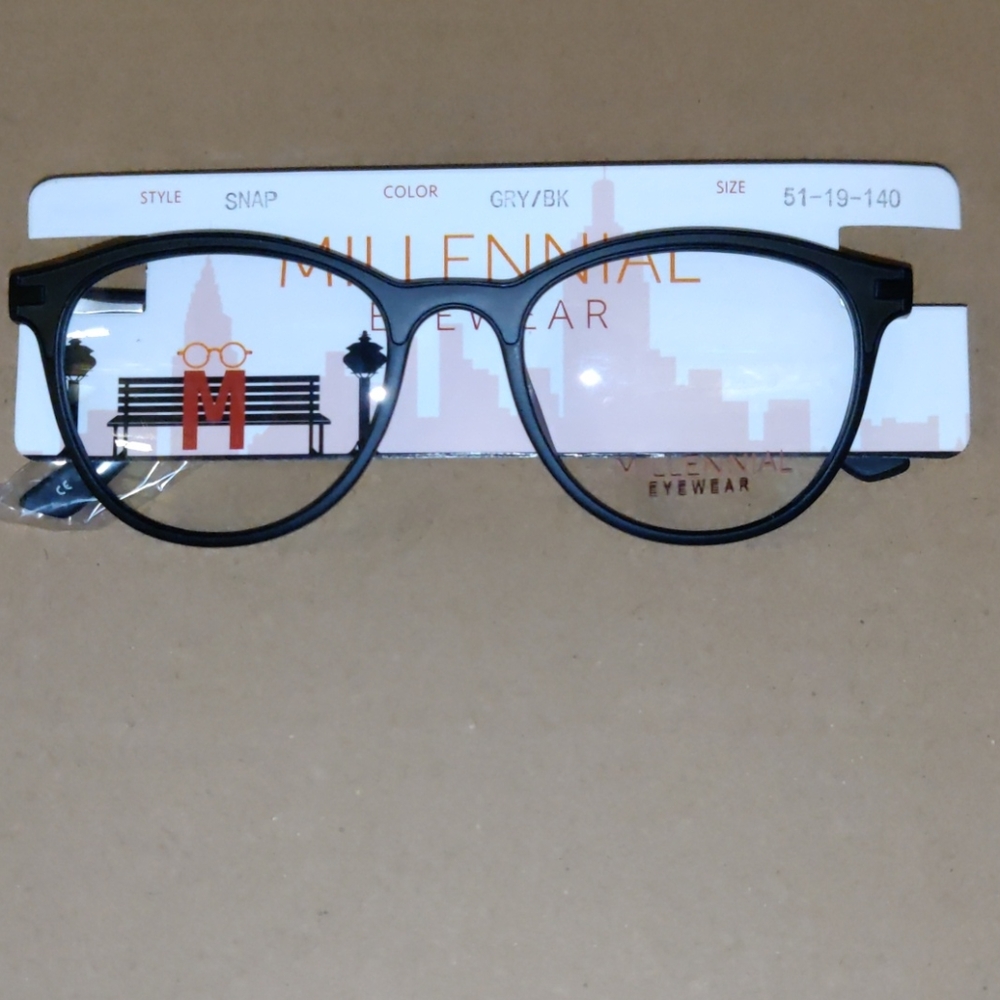 Millennial Eyewear Snap Grey/Black 51-19-140